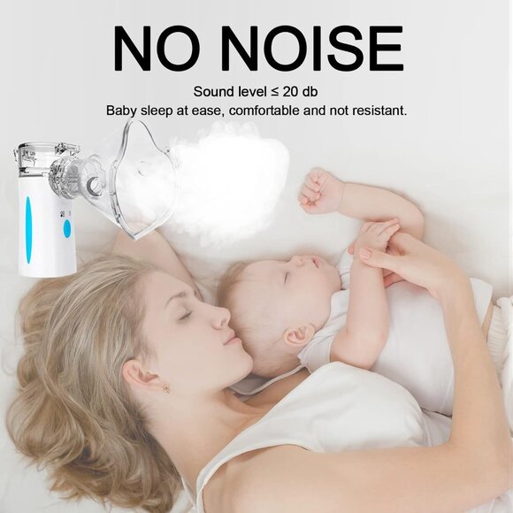 Nebulizer - Nebulizers, Rechargeable Nebulizer Machine for Adults and Kids - Picture 7 of 7